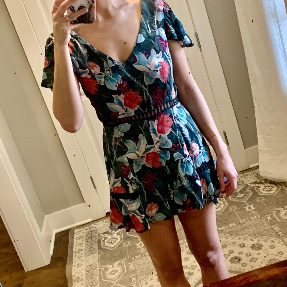MINKPINK Floral Romper